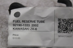 FUEL RESERVE TUBE 92190-1333  2002 KAWASAKI ZX-6