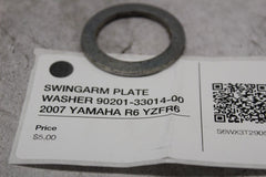 SWINGARM PLATE WASHER 90201-33014-00 2007 YAMAHA R6 YZFR6