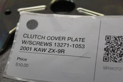 CLUTCH COVER PLATE W/SCREWS 13271-1053 2001 KAW ZX-9R