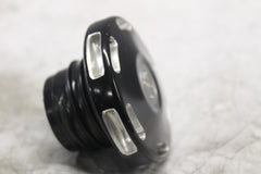 PERFORMANCE MACHINE GAS CAP BLACK/SILVER ANODIZED 2012 SPORTSTER XL1200