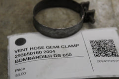 VENT HOSE GEMI CLAMP 293650160 2004 BOMBARDIER DS 650