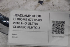 HEADLAMP DOOR CHROME 67712-83 2010 H-D ULTRA CLASSIC FLHTCU