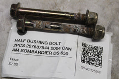 HALF BUSHING BOLT 2PCS 207687544 2004 CAN AM BOMBARDIER DS 650