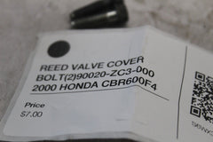 REED VALVE COVER BOLT (2) 90020-ZC3-000  2000 HONDA CBR600F4