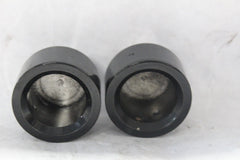 BLACK AXLE END CAP SET 2012 SPORTSTER XL1200