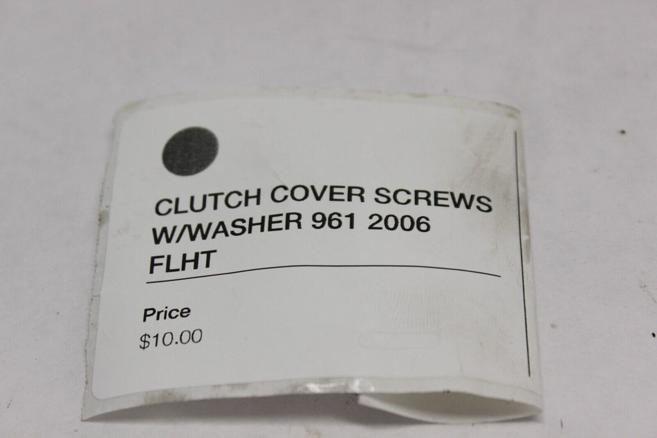 CLUTCH COVER SCREWS W/WASHER 961 2006 FLHT Harley Davidson Electraglide