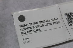 REAR TURN SIGNAL BAR SCREWS 2PCS 3576 2022 RG SPECIAL