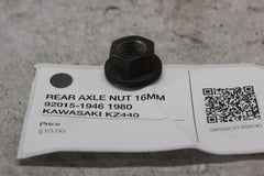 REAR AXLE NUT 16MM 92015-1946 1980 KAWASAKI KZ440