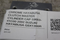 CHROME HAYABUSA BRAKE MASTER CYLINDER CAP 59669-41C00 2002 SUZUKI HAYABUSA GSX13