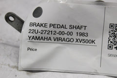 BRAKE PEDAL SHAFT 22U-27212-00-00  1983 YAMAHA VIRAGO XV500K