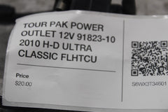 TOUR PAK POWER OUTLET 12V 91823-10 2010 H-D ULTRA CLASSIC FLHTCU