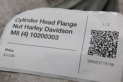 Cylinder Head Flange Nut Harley Davidson M8 (4) 10200303