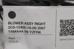 BLOWER ASSY RIGHT 2C0-12405-10-00 2007 YAMAHA R6 YZFR6