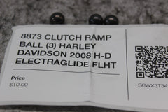 8873 CLUTCH RAMP BALL (3) HARLEY DAVIDSON 2008 H-D ELECTRAGLIDE FLHT