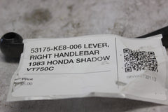 53175-KE8-006 LEVER, RIGHT HANDLEBAR 1983 HONDA SHADOW VT750C