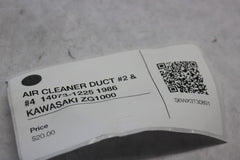 AIR CLEANER DUCT #2 & #4  14073-1225 1986 KAWASAKI ZG1000
