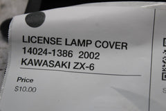 LICENSE LAMP COVER 14024-1386  2002 KAWASAKI ZX-6