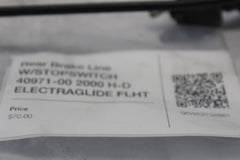 Rear Brake Line W/STOPSWITCH 40971-00 2000 H-D ELECTRAGLIDE FLHT