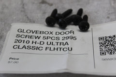 GLOVEBOX DOOR SCREW 5PCS 2995 2010 H-D ULTRA CLASSIC FLHTCU