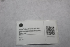 Fork Tube Cover RIGHT Black 45600055 2022 RG SPECIAL