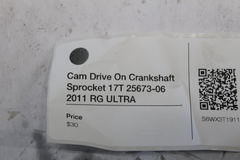 Cam Drive On Crankshaft Sprocket 17T 25673-06 2011 Harley Roadglide Ultra