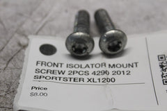 FRONT ISOLATOR MOUNT SCREW 2PCS 4290 2012 SPORTSTER XL1200