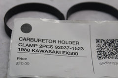 CARBURETOR HOLDER CLAMP 2PCS 92037-1523 1988 KAWASAKI EX500