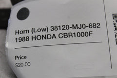 Horn (Low) 38120-MJ0-682 1988 HONDA CBR1000F