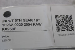 INPUT 5TH GEAR 19T 13262-0020 2004 KAW KX250F