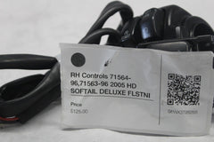 RIGHT Control HARNESS 71564-96,71563-96 2005 HD SOFTAIL DELUXE FLSTNI