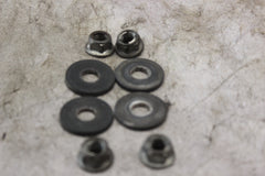 HANDLE HOLDER WASHER & NUT 4+4=8PCS TOTAL 09160-10094 08319-31107 2002 HAYABUSA