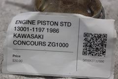 ENGINE PISTON STD 13001-1197 1986 KAWASAKI CONCOURS ZG1000
