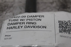 46422-09 DAMPER TUBE W/ PISTON DAMPER RING HARLEY DAVIDSON