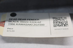 REAR FENDER BLACK 35022-1224-6Z 1986 KAWASAKI ZG1000