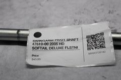 SWINGARM PIVOT SHAFT 47610-00 2005 HD SOFTAIL DELUXE FLSTNI