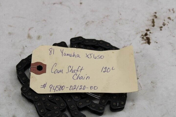 OEM Yamaha Motorcycle 1981 XJ650 Cam Shaft Chain 120L 94500-02120-00