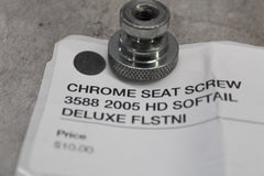 CHROME SEAT SCREW 3588 2005 HD SOFTAIL DELUXE FLSTNI