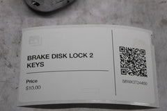 BRAKE DISK LOCK 2 KEYS