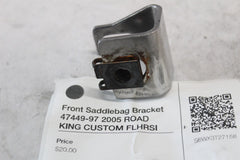 Front Saddlebag Bracket 47449-97 2005 ROAD KING CUSTOM FLHRSI