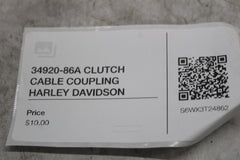 34920-86A CLUTCH CABLE COUPLING HARLEY DAVIDSON