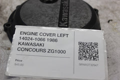 ENGINE COVER LEFT 14024-1066 1986 KAWASAKI CONCOURS ZG1000
