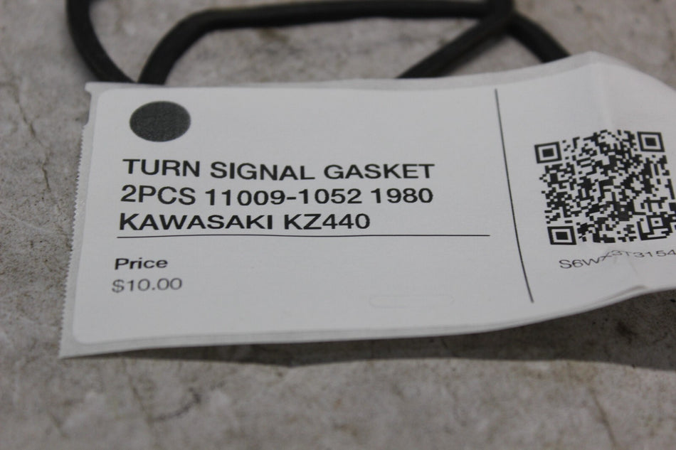 TURN SIGNAL GASKET 2PCS 11009-1052 1980 KAWASAKI KZ440