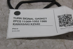 TURN SIGNAL GASKET 2PCS 11009-1052 1980 KAWASAKI KZ440