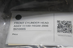 FRONT CYLINDER HEAD ASSY 11100-16G00 2006 SV1000S