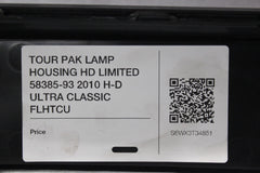 TOUR PAK LAMP HOUSING HD LIMITED 58385-93 2010 H-D ULTRA CLASSIC FLHTCU