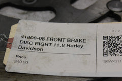 41808-08 FRONT BRAKE DISC RIGHT 11.8 Harley Davidson