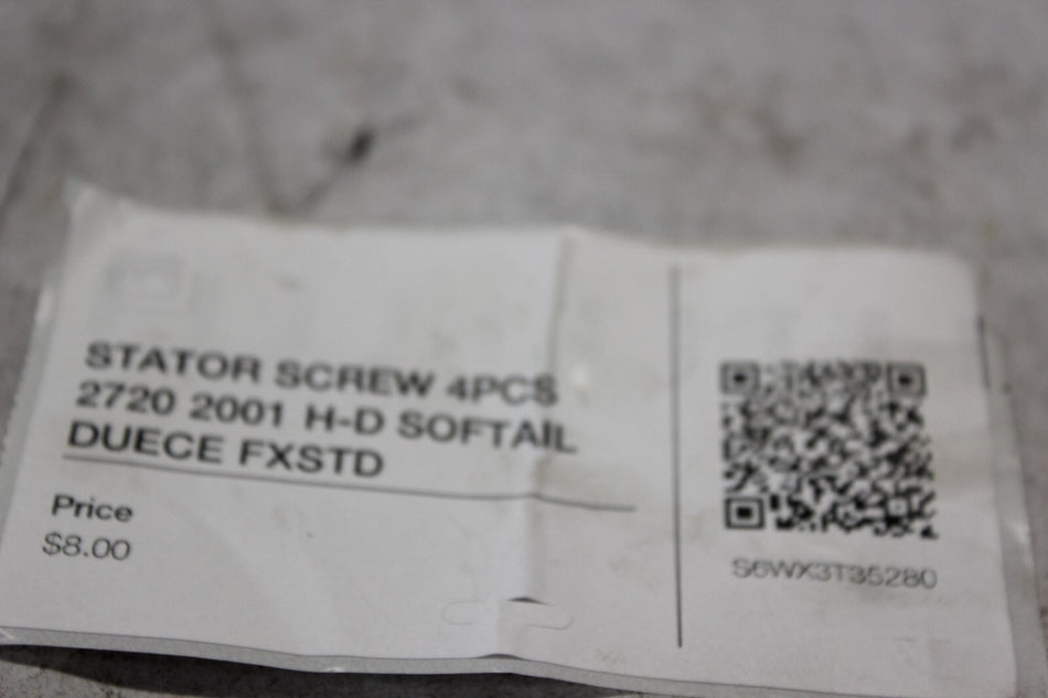 STATOR SCREW 4PCS 2720 2001 H-D SOFTAIL DUECE FXSTD
