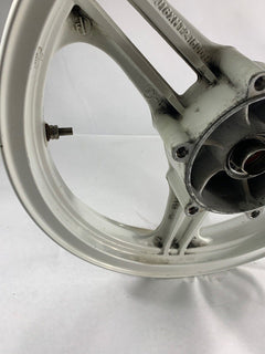 OEM Kawasaki EX500 Front Wheel White