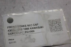 FRONT BRAKE M.C CAP 43026-1052 1986 KAWASAKI CONCOURS ZG1000