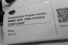 Connector Holder 64502-MM5-000 1988 HONDA CBR1000F